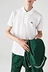 Мужское белое поло Lacoste Classic Fit