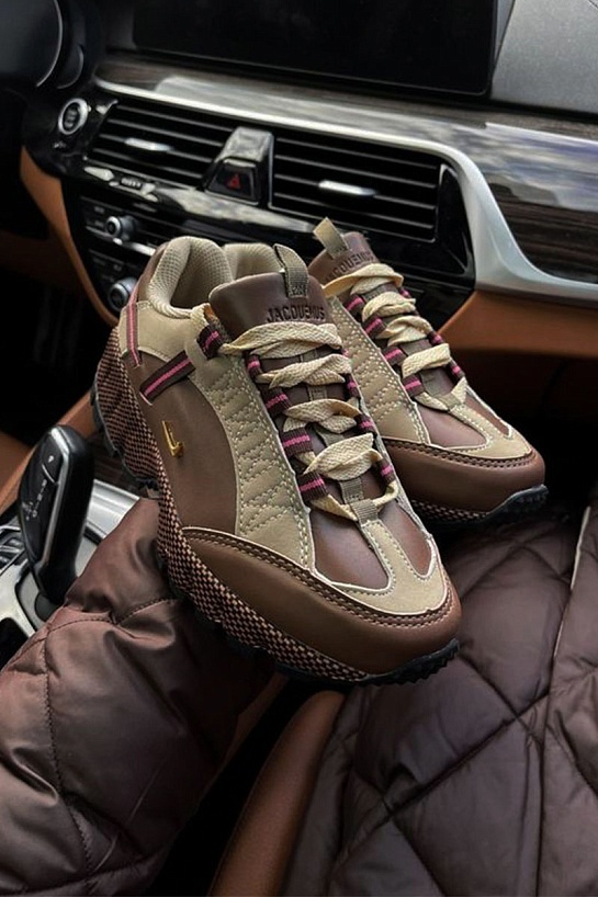 Кроссовки Jacquemus x Nike Air Humara LX "Ale Brown Gold"