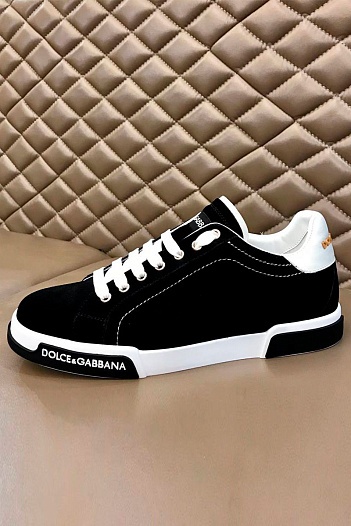 Мужские замшевые кроссовки Dolce&Gabbana   