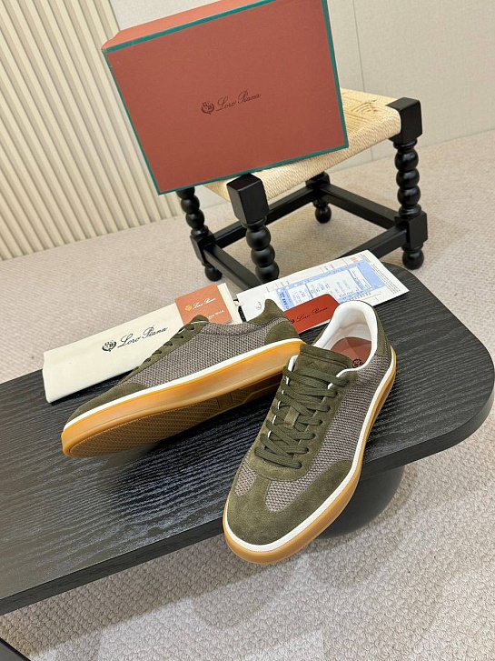 Мужские кроссовки Loro Piana Tennis Walk - Green