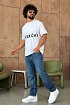 Мужские синие джинсы Hugo Boss relaxed fit