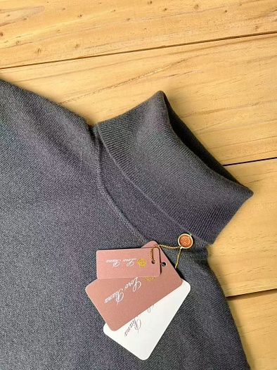 Мужская водолазка Loro Piana Premium - Dark Gray   