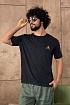 Мужская чёрная футболка Loro Piana logo-embroidered