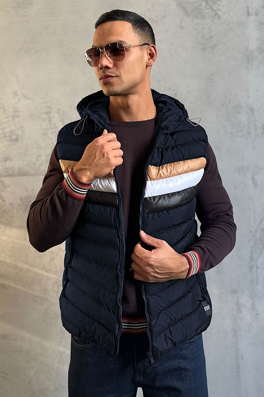 Жилет тёмно-синего цвета Hugo Boss Coviltra