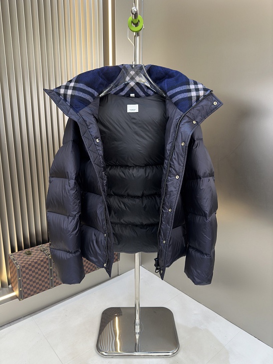 Мужской пуховик Burberry Halsby - Navy
