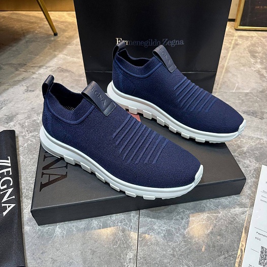 Мужские текстильные кроссовки Ermenegildo Zegna   