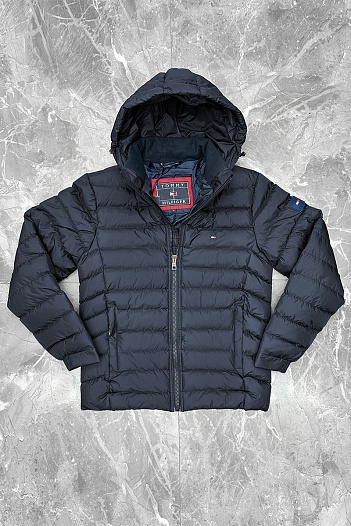 Мужская тёмно-синяя куртка Tommy Hilfiger   