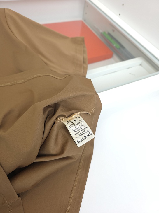 Мужская коричневая футболка Hermes premium