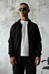 Кофта на молнии Hugo Boss logo-patch - Black