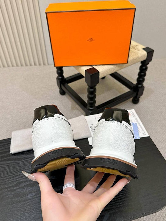 Мужские комбинированные кроссовки Hermes