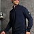 Мужская тёмно-синяя кофта с патчем на плече Stone Island Zip Neck