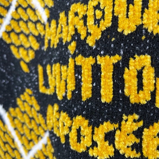 Чёрный свитер Louis Vuitton Premium Damier Argyle jacquard