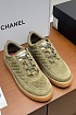 Женские замшевые кроссовки Chanel premium