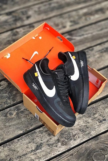 Кроссовки Off-White x AF1 Low "Black"   