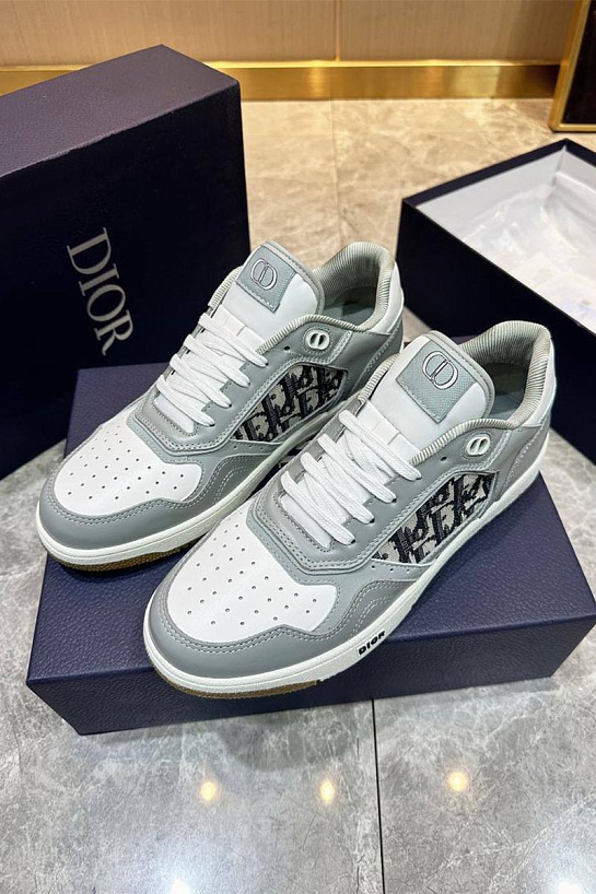 Мужские кроссовки Dior B27 Uptown - Grey / White