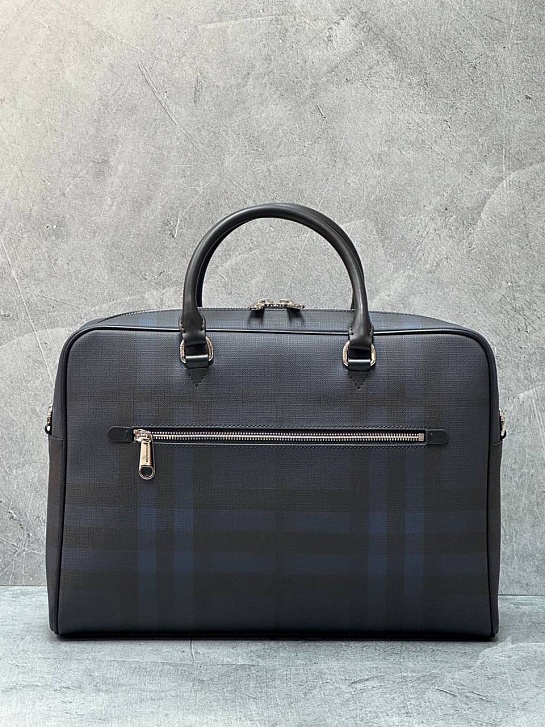 Мужской портфель Burberry Ainsworth Premium 37x26x9 см - Navy