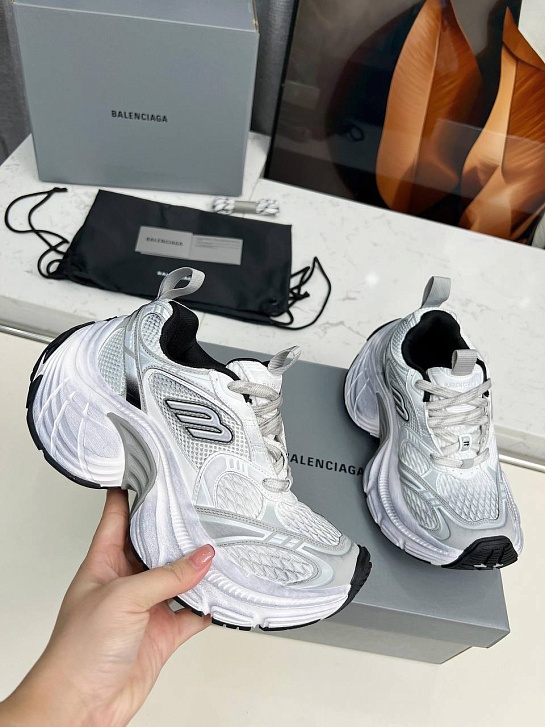 Женские кроссовки Balenciaga 10XL premium  - White / Grey