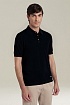Мужское чёрное поло Kiton premium