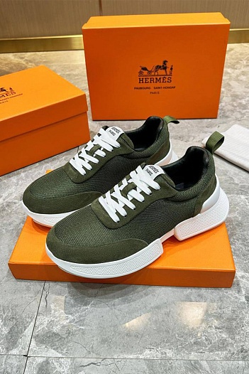 Мужские кроссовки Hermes Drift - Green   