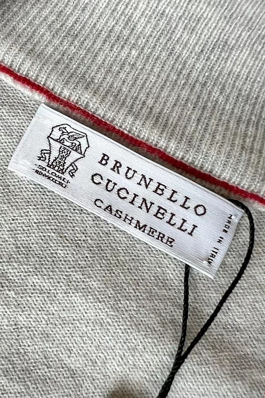 Кашемировый свитер Brunello Cucinelli Premium - Light Grey