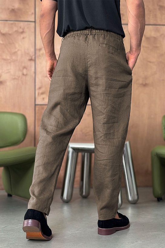 Мужские коричневые брюки Loro Piana
