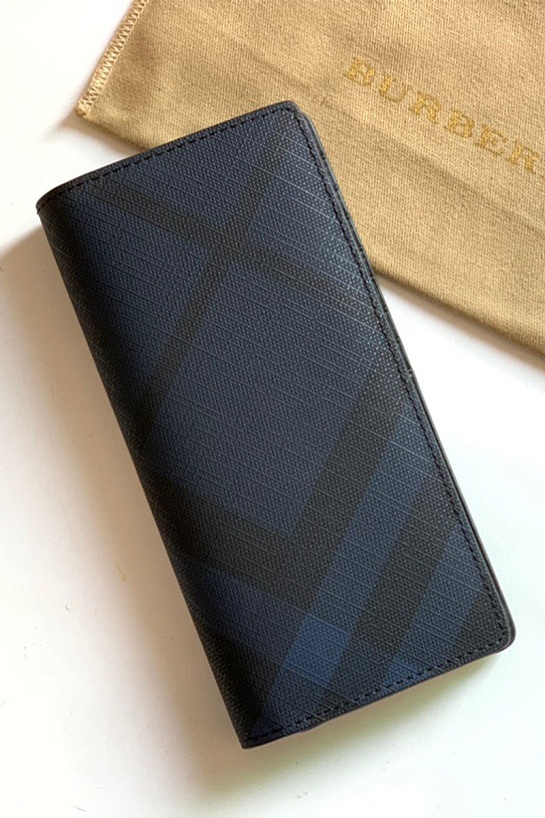 Кожаный бумажник Burberry Premium 19x10x2.5 см