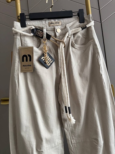 Женские прямые джинсы MIU MIU premium   