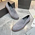 Замшевые лоферы Brunello Cucinelli - Grey