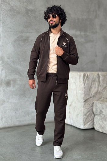 Спортивный костюм коричневого цвета Loro Piana   