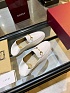 Женские кожаные лоферы Gucci GG Horsebit premium