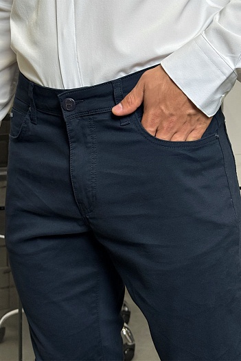 Мужские тёмно-синие джинсы Emporio Armani   