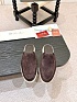 Мужские замшевые шлёпанцы Loro Piana