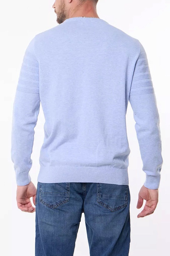 Мужской голубой джемпер Emporio Armani