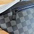 Кожаная сумка на пояс Louis Vuitton Discovery Damier Graphite