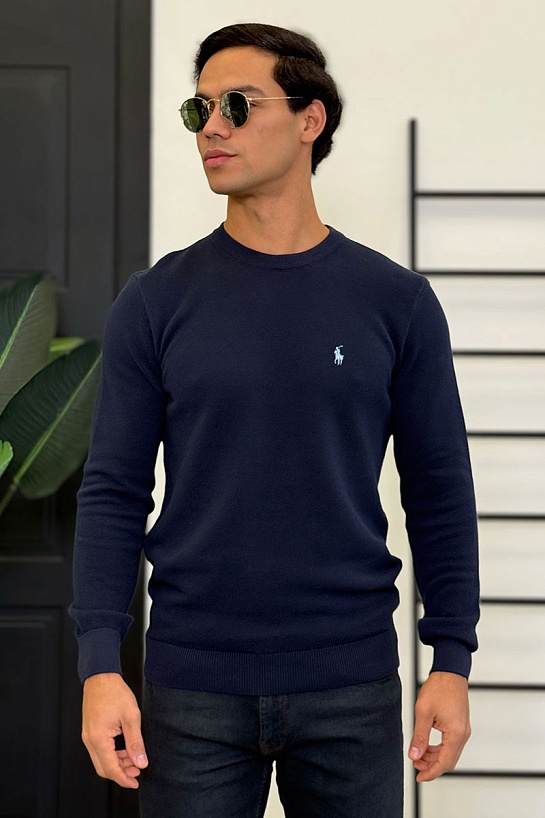 Мужской джемпер Роlо Ralрh Lаurеn pony-embroidered - Navy
