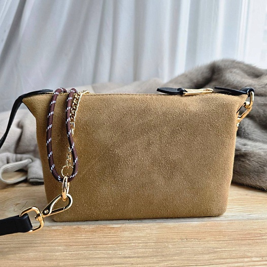 Замшевая сумка MIU MIU 22x14 см   