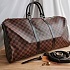 Дорожная сумка Louis Vuitton Keepall Damier 45x27 см