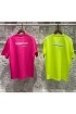 Мужская оверсайз футболка Balenciaga зелёного цвета