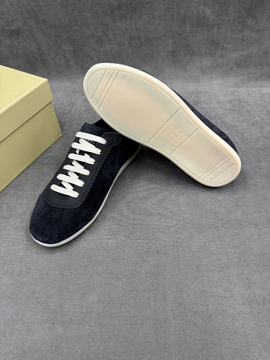 Мужские замшевые кроссовки Brunello Cucinelli