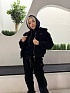 Чёрный женский костюм тройка MIU MIU