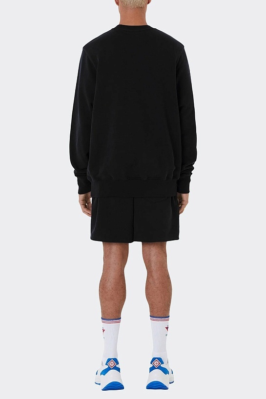 Мужской чёрный свитшот Casablanca Avenida