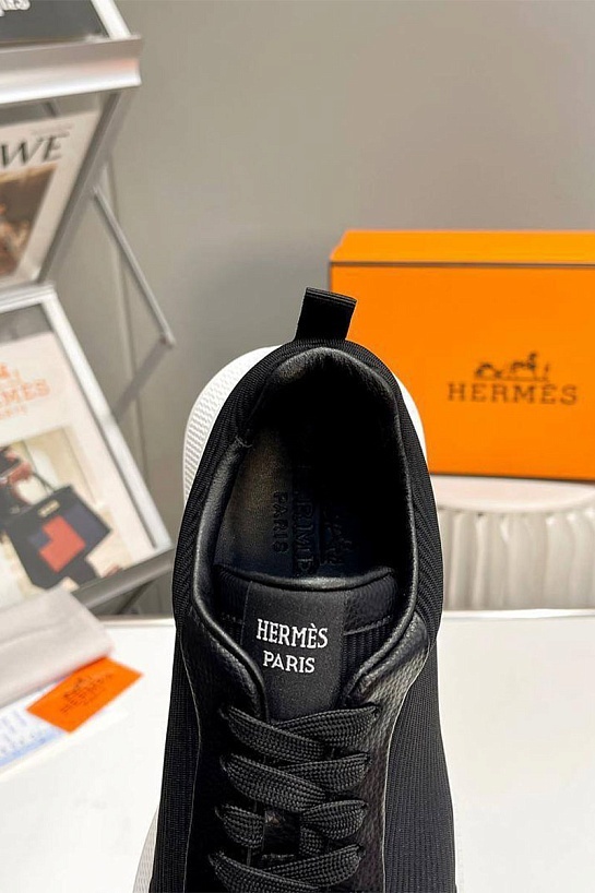 Мужские кроссовки Hermes Drift - Black / White