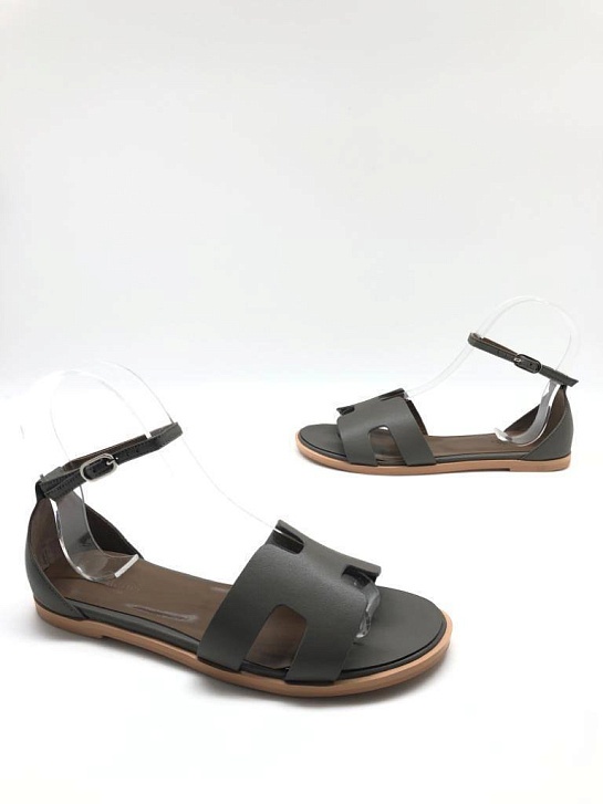 Женские сандалии Hermes Santorini - Grey