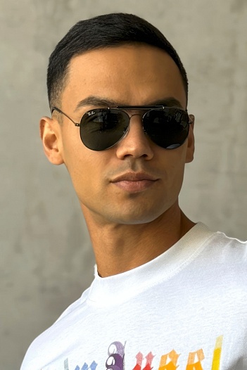 Солнцезащитные очки Ray-Ban Outdorsman - Green / Silver   