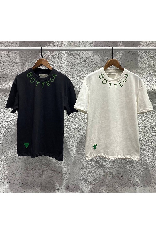 Чёрная оверсайз футболка Bottega Veneta