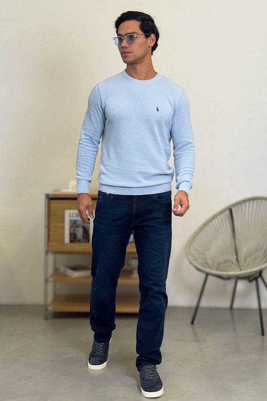 Мужские тёмно-синие джинсы Jacob Cohen straight