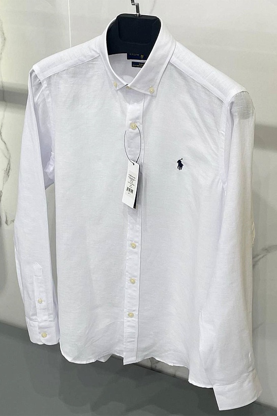 Красная рубашка Polo Ralph Lauren logo-embroidered