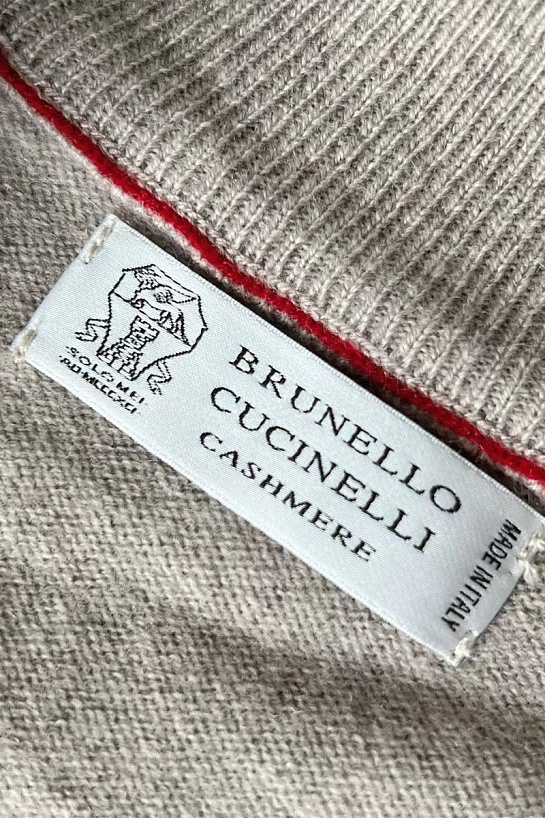 Кашемировый свитер Brunello Cucinelli Premium - Light Beige