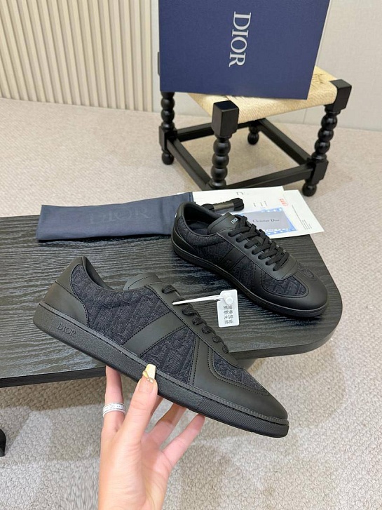 Мужские кожаные кроссовки Dior B01 Matchpoint