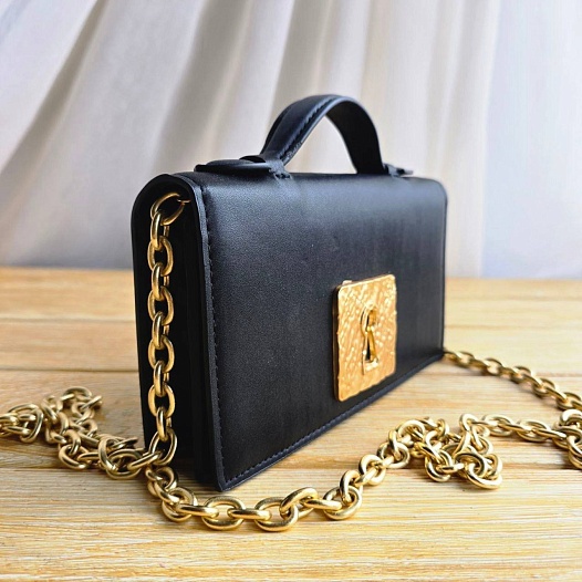 Кожаная сумка Schiaparelli 19x11 см   